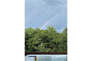 Pool - THE BLISS-Lake & Mountain View’s, 5 bedrooms 3 1/2 bathrooms in Lake Harmony. (Lake Harmony)