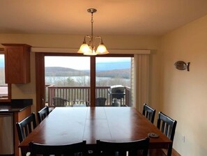 Dining - THE BLISS-Lake & Mountain View’s, 5 bedrooms 3 1/2 bathrooms in Lake Harmony. (Lake Harmony)