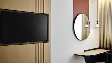 Minibar, in-room safe, desk, laptop workspace