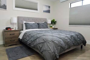 3 soveværelser, senge med madrasser af memory foam