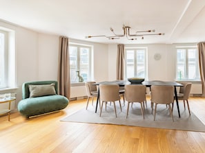 Apartment, 3 Bedrooms, Balcony, City View | Living room | TV - Regent 7 - Large 3 Bdr Apt With Balcony in City Centre (Copenhagen)