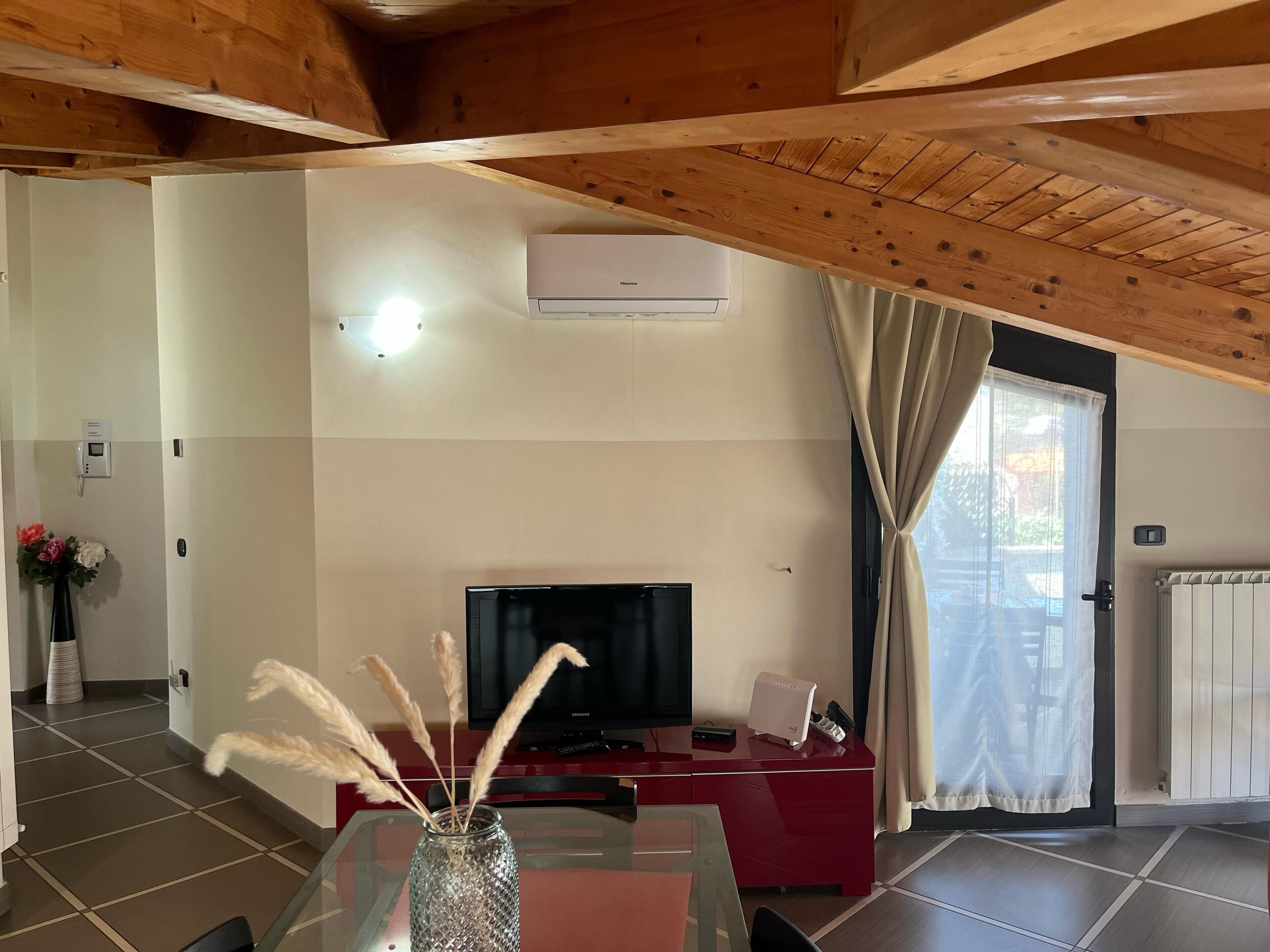 Apartment, 2 Schlafzimmer, barrierefrei, Terrasse | Wohnzimmer