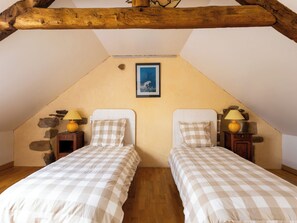 2 slaapkamers, een strijkplank/strijkijzer, wifi