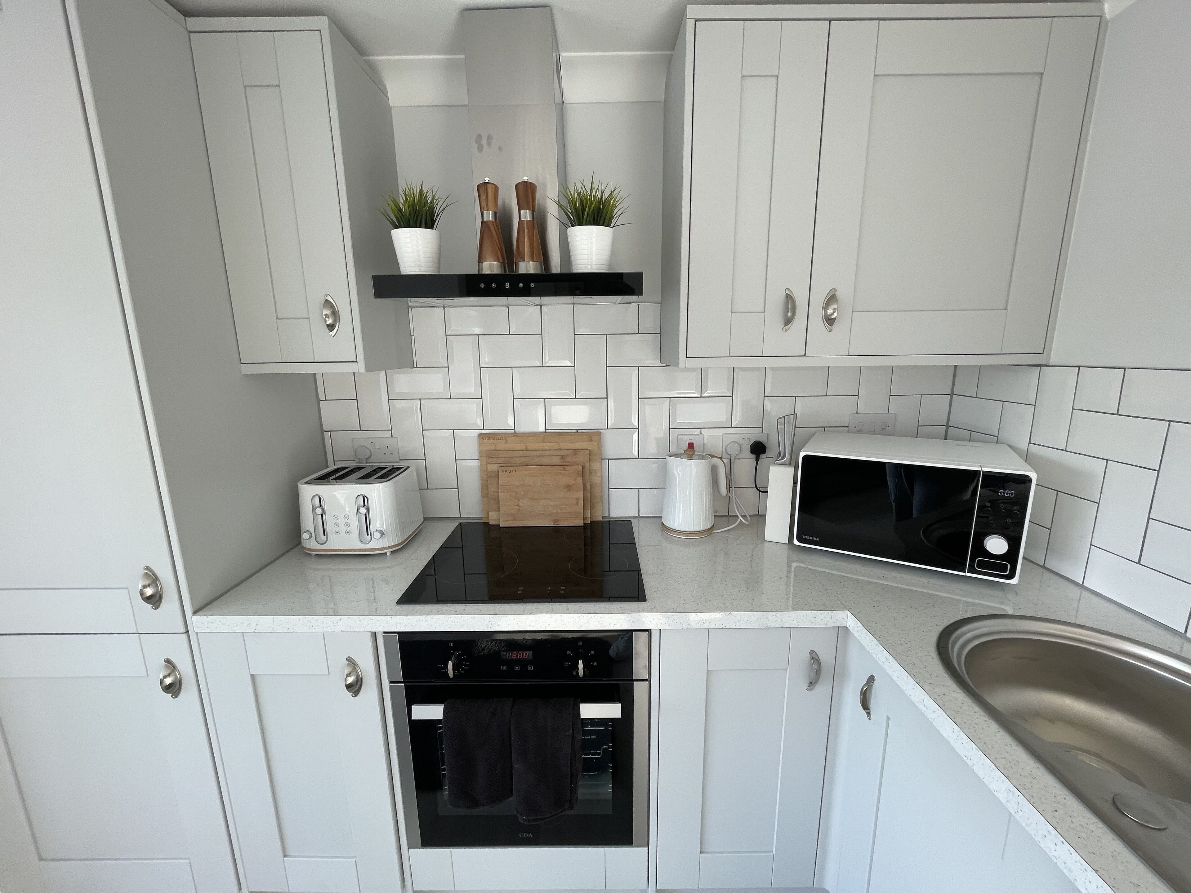 舒适公寓, 私人浴室, 城市景观 | 共用厨房