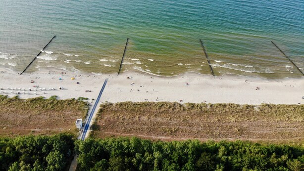 Nær stranden