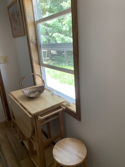 One bedroom cabin located about two blocks from Flathead Lake and the public bea