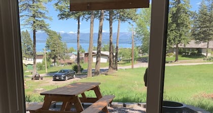 One bedroom cabin located about two blocks from Flathead Lake and the public bea