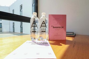 Dusj, hårføner og håndklær