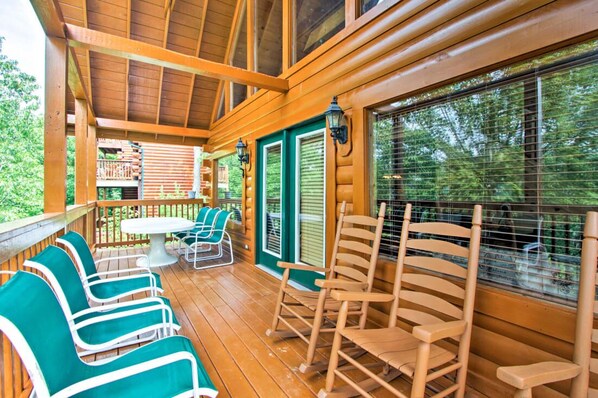 Cabin, Multiple Beds, Hot Tub | View from room