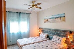 3 slaapkamers, een kluis op de kamer, gratis wifi, beddengoed