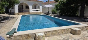 Pool - "Cologne"@MARISOL: 300m to the beach, private pool, A/C, WiFi, dog beach (Riumar)