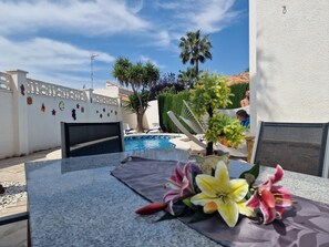 Pool - "La Siesta"@MARISOL: 330m to the beach, private pool, A/C, WiFi, dog beach. (Riumar)
