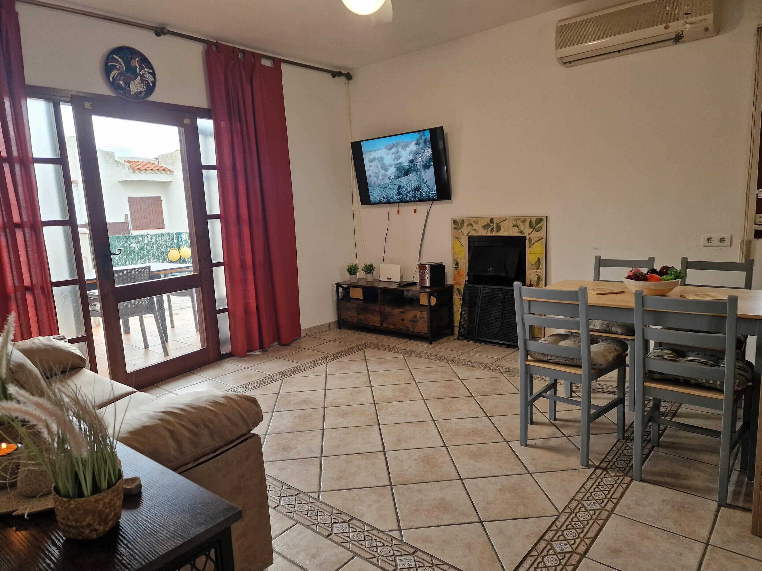 تلفزيون، مدفأة