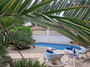 Pool - "Flora"@MARISOL: 400m to the beach, private pool, A/C, WiFi, dog beach (Riumar)