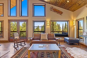 TV, fireplace, table football