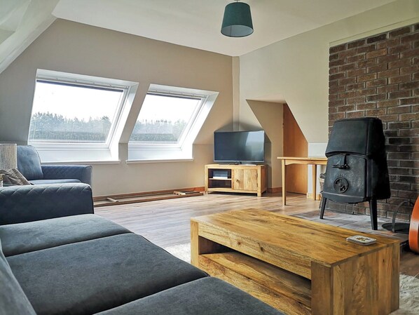 Fireplace - 3 bedroom accommodation in Nethy Bridge (Nethy Bridge)