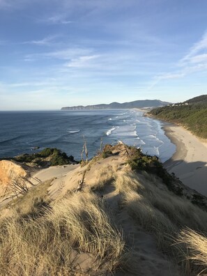 Sun-loungers, beach towels