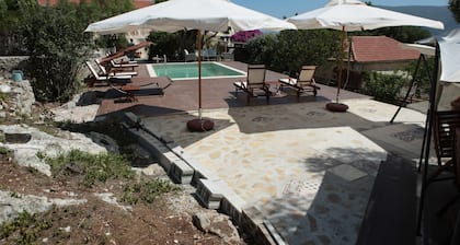 Stone villa with fantastic pool area
