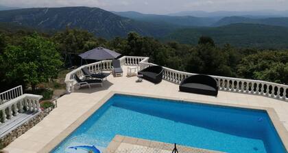 Maison Indépendante Avec Piscine ET VUE Panoramique Jusqu'à LA Méditerranée