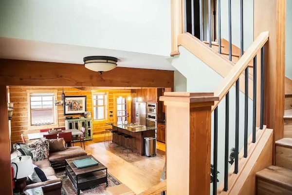 View of main room from steps