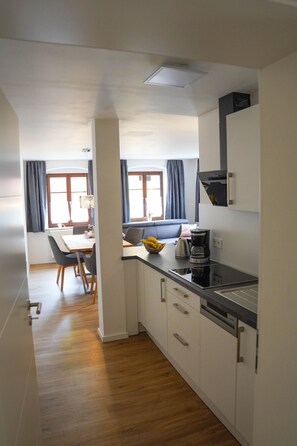 Shared kitchen - Apartment Hänsel und Gretel (Dinkelsbuehl)