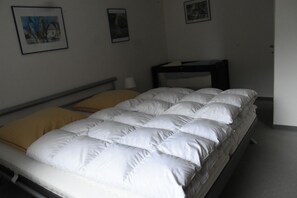 1 makuuhuone, vauvan matkasänky, ilmainen Wi-Fi, vuodevaatteet