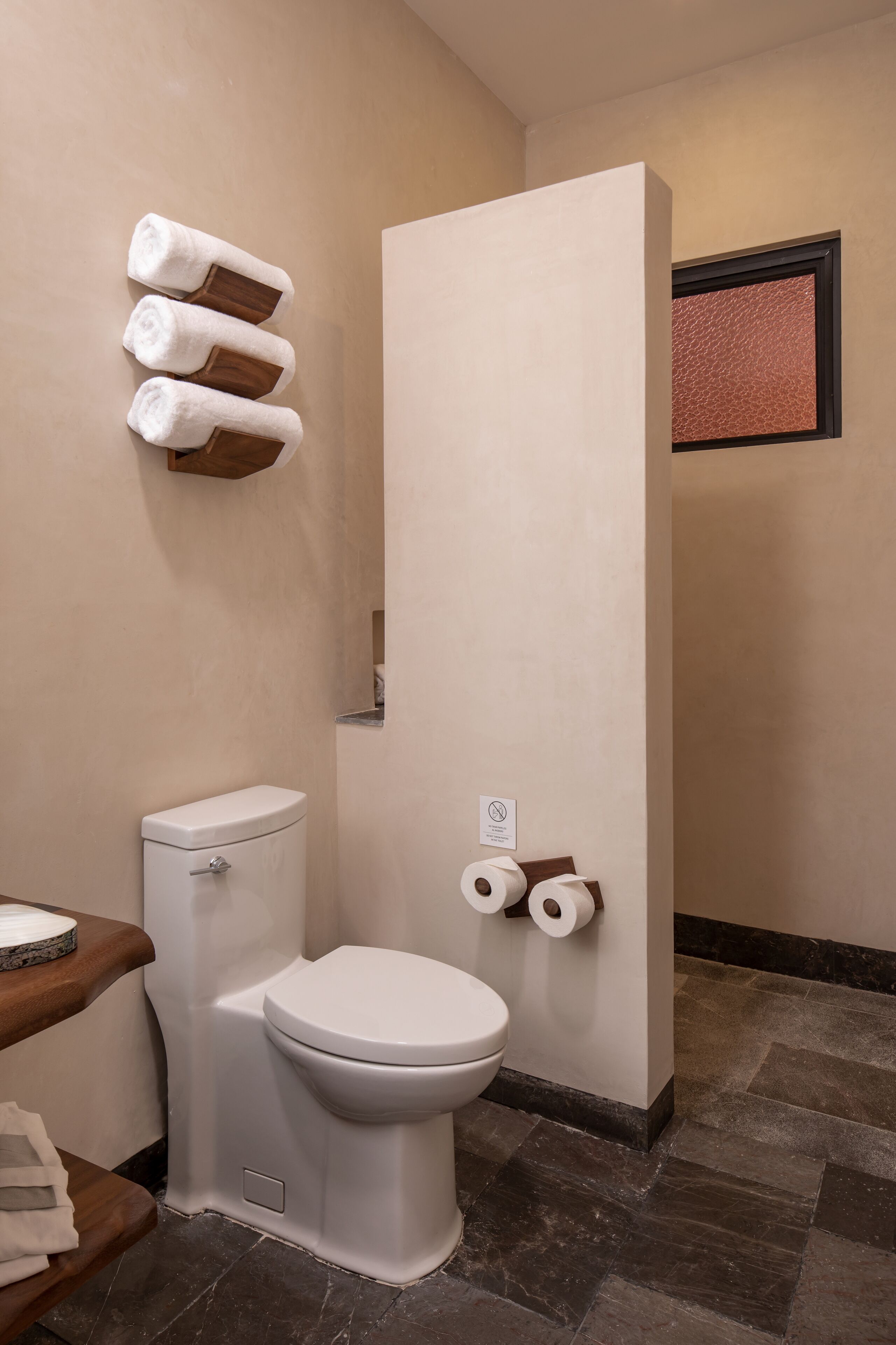 shower, rainfall showerhead, eco-friendly toiletries, hair dryer