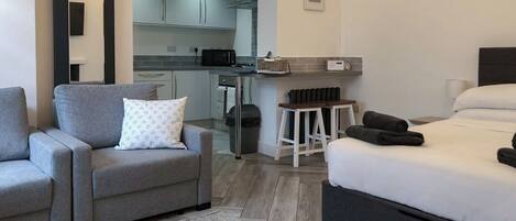 1 Schlafzimmer, kostenloses WLAN, Bettwäsche