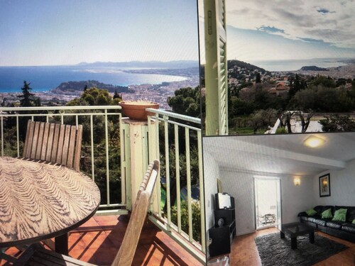 NISSA VINAIGRIER maison niçoise calme avec piscine et magnifique vue