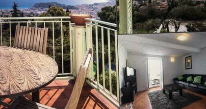 NISSA VINAIGRIER maison niçoise calme avec piscine et magnifique vue