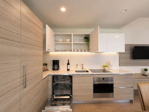 Coffee/tea maker, fridge, microwave, oven - Hollywood Beach Steps Away - Amazing Apartment! (Hollywood)