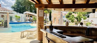 CHARMING HOUSE CLOSE TO BEACHES WITH ALL COMFORTS SWIMMING POOL GARDEN SPA