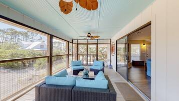 Televisión, chimenea, libros