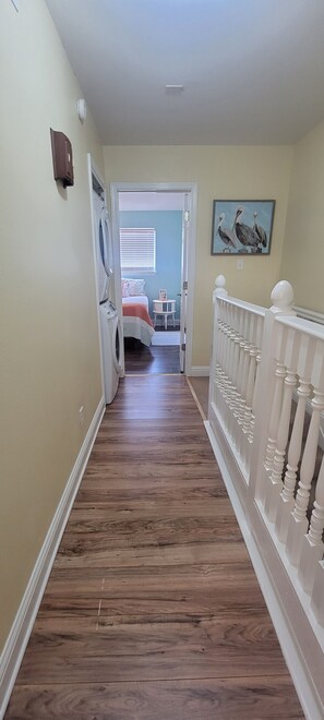 2 bedrooms, in-room safe, iron/ironing board, travel cot