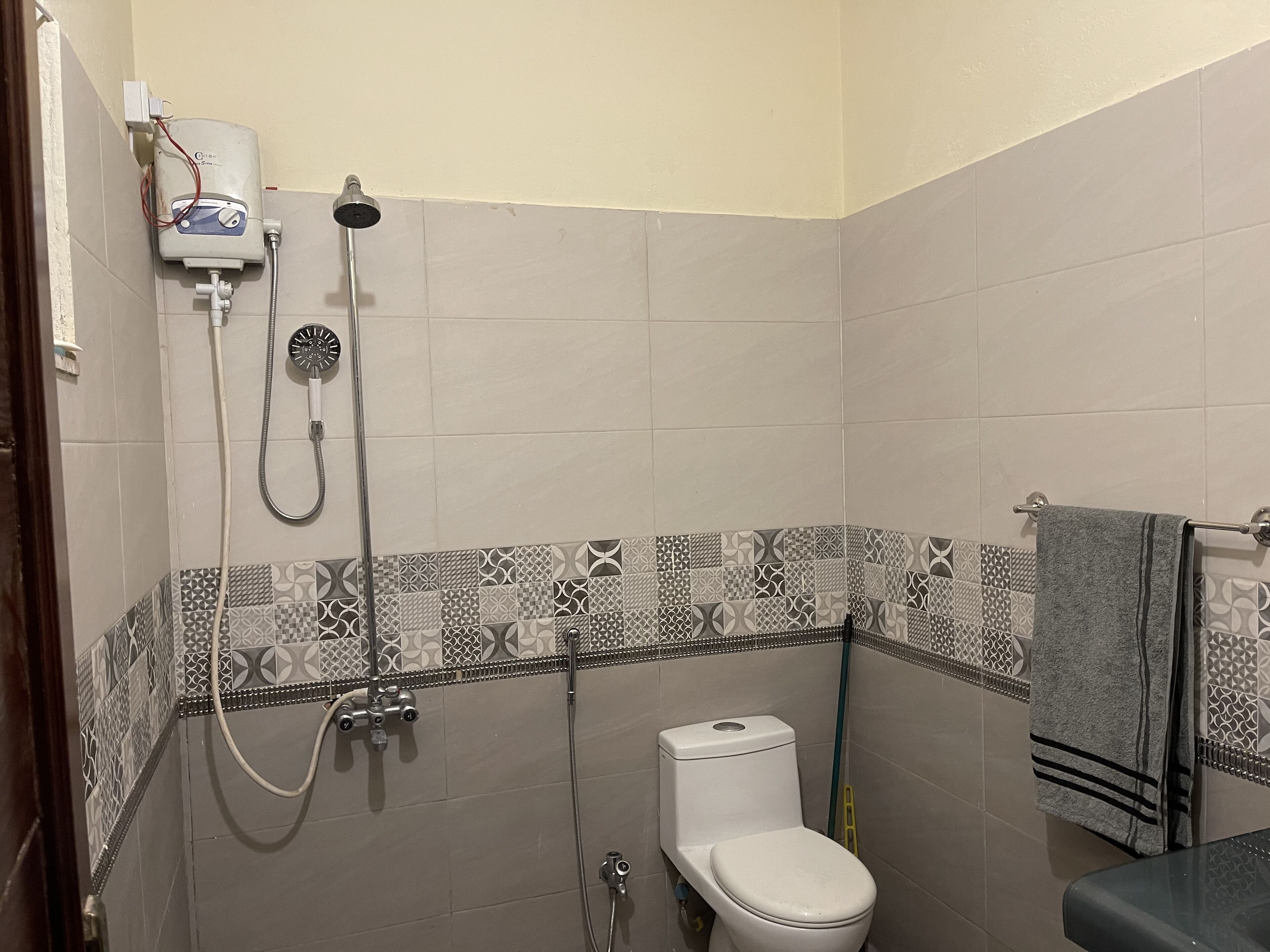 Dusche, Handtücher