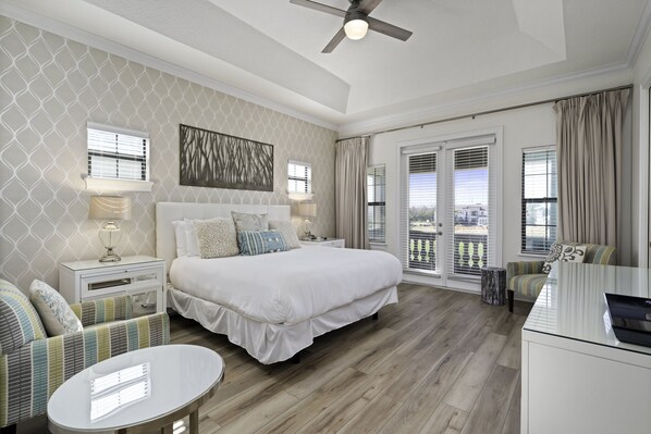 5 bedrooms, iron/ironing board, WiFi, bed sheets