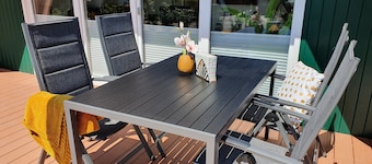 Roof-only house "Murmel 4", charging station f. Electric cars, fireplace, beach chair, WLAN