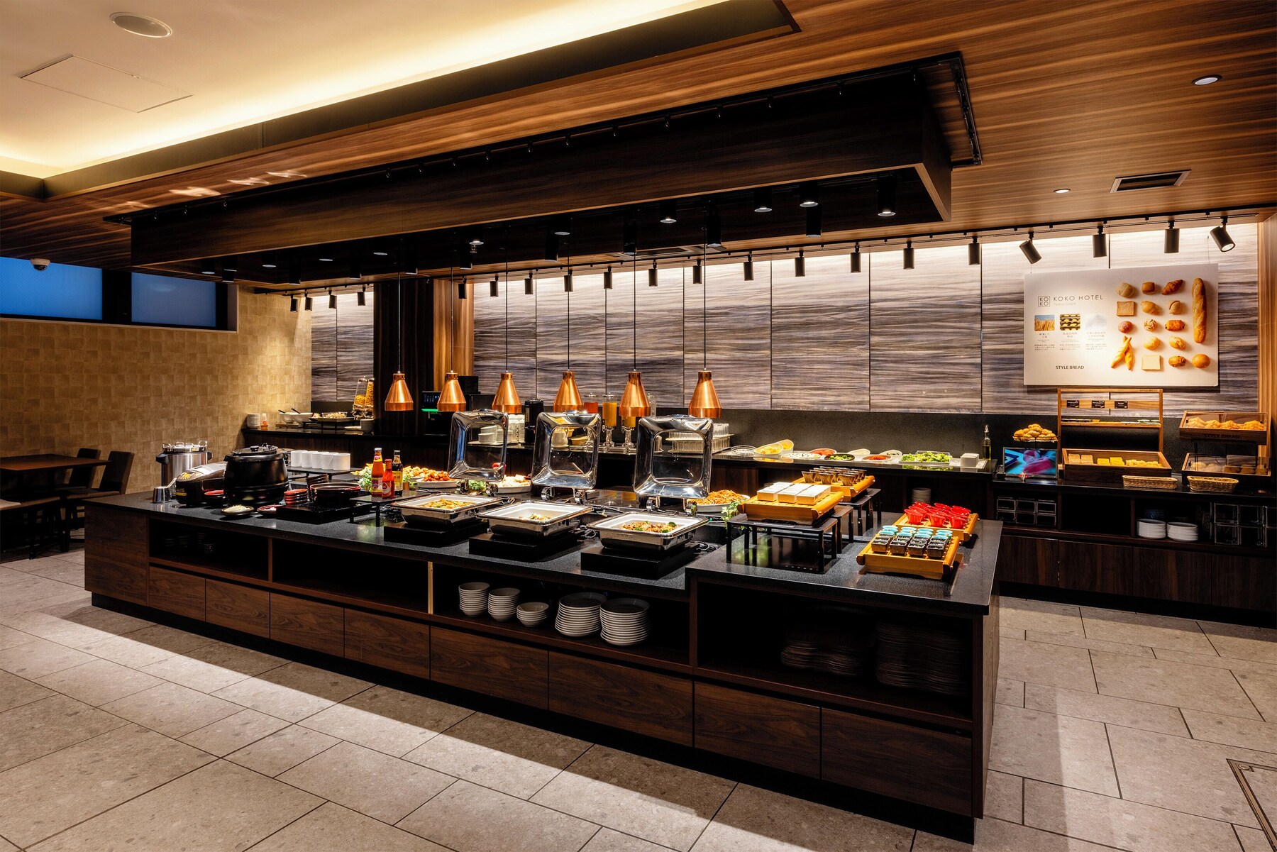 Daily buffet breakfast for a fee