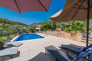Pool - Casa "Can Tamany" with Mountain Views, Shared Pool, Garden & Wi-Fi (Port de Sóller)