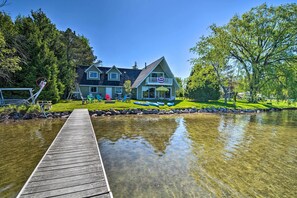 Exterior - Lakefront Bellaire Getaway w/ Kayaks, Dock & Grill (Bellaire)