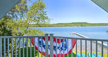 Lakefront Bellaire Getaway w/ Kayaks, Dock & Grill