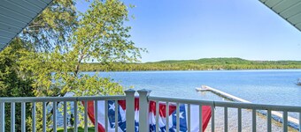 Lakefront Bellaire Getaway w/ Kayaks, Dock & Grill