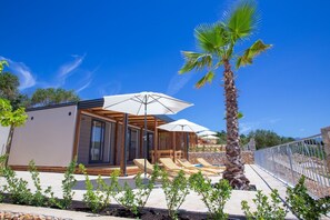 Terrace/patio - Mobile house with private pool (Novalja)