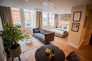 高级开间 | 客房内保险箱、特色装修、特色家居、笔记本电脑工作区