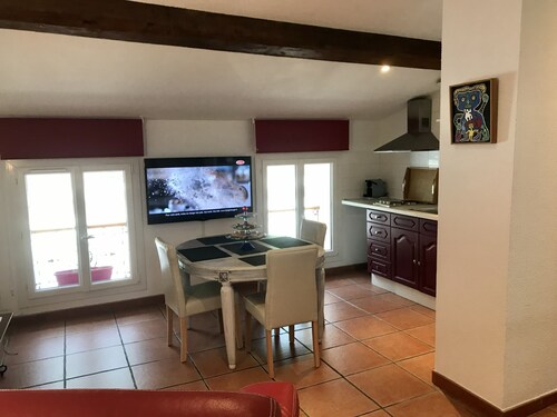 Charming 2-room apartment, Atypical 3 minutes from the thermal baths of Amélie-les-Bains