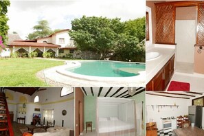Luxury-Villa | Badezimmer | Dusche, Handtücher