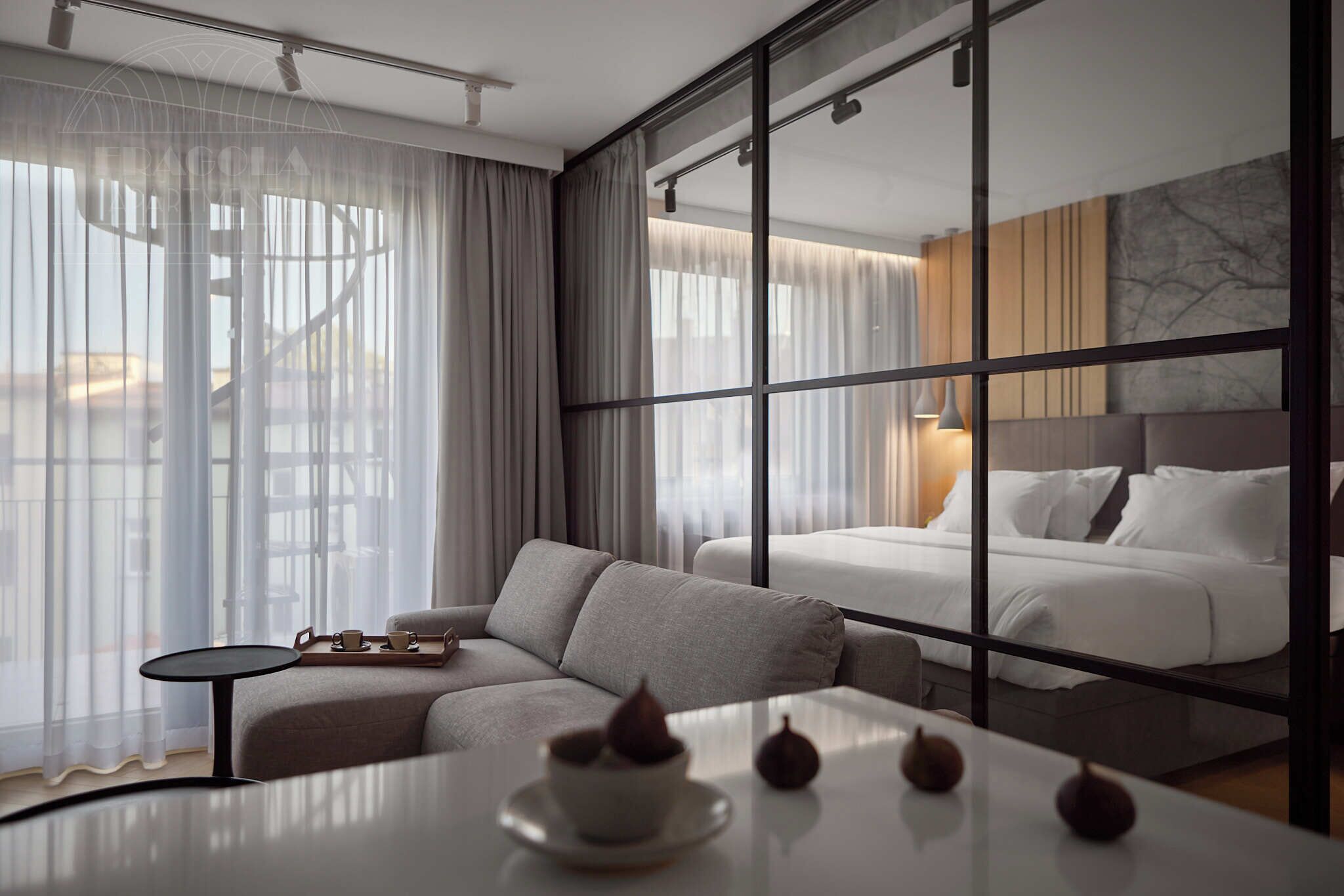 Apartemen Superior, 1 kamar tidur, teras | Area keluarga | TV layar datar