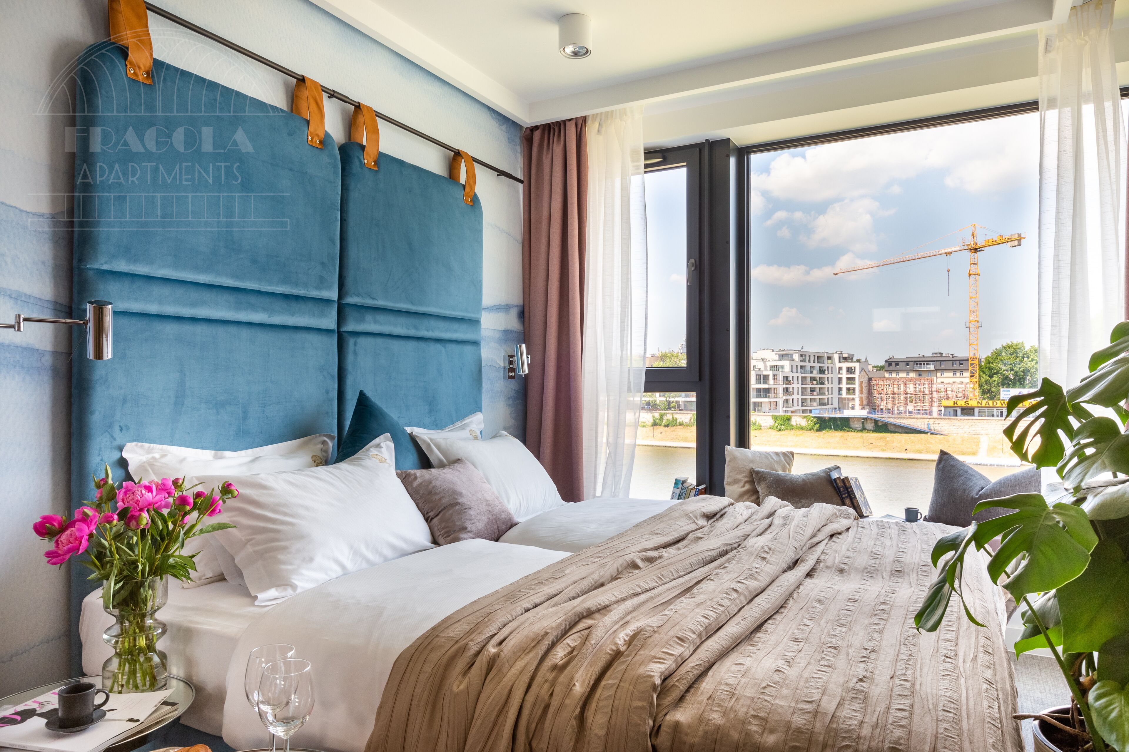 Premium appartement, 3 slaapkamers, bad, uitzicht op rivier | Luxe beddengoed, individueel gedecoreerd, individueel gemeubileerd