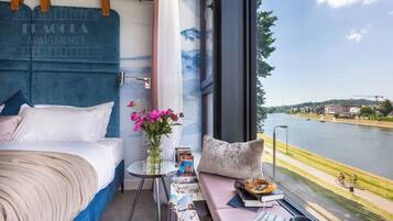Premium bedding, individually decorated, individually furnished