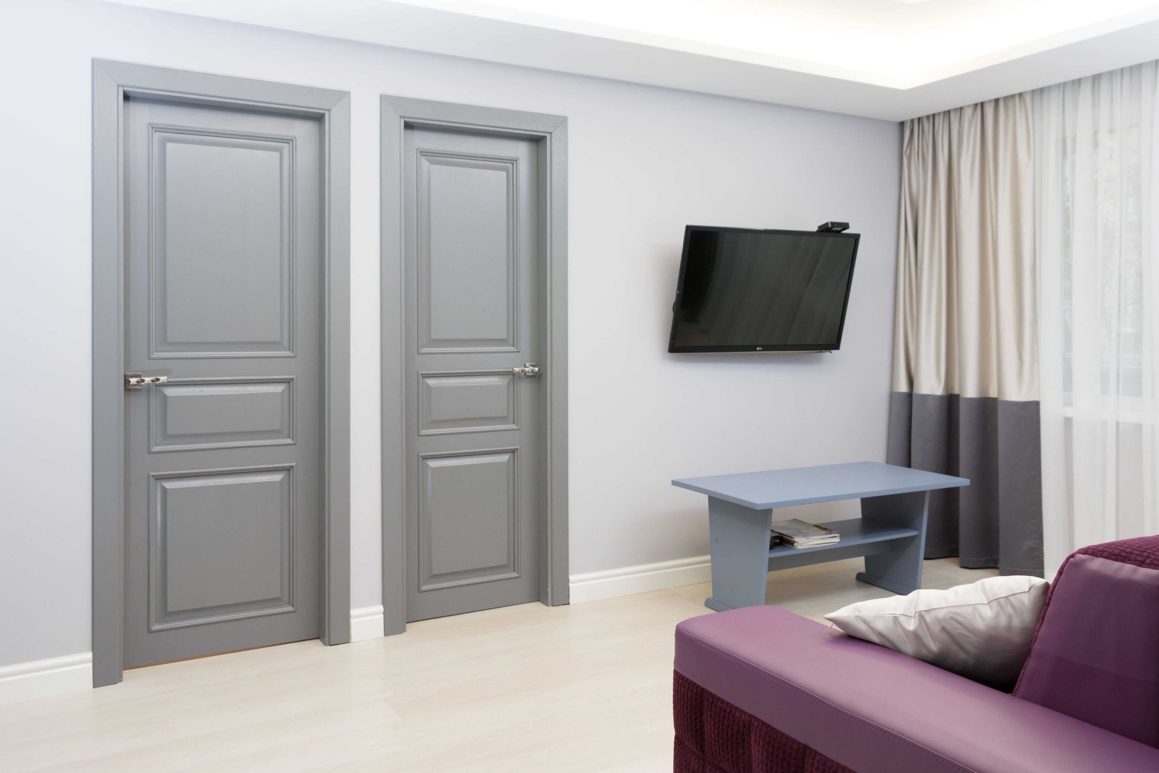 Apartemen Desain | Area keluarga | Televisi layar datar 40-inci dengan saluran TV kabel dan TV